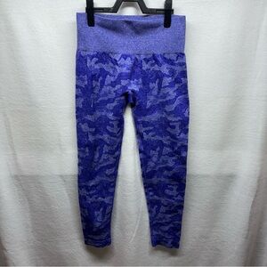 NVGTN Women's Vibrant Purple Camo‎ Leggings